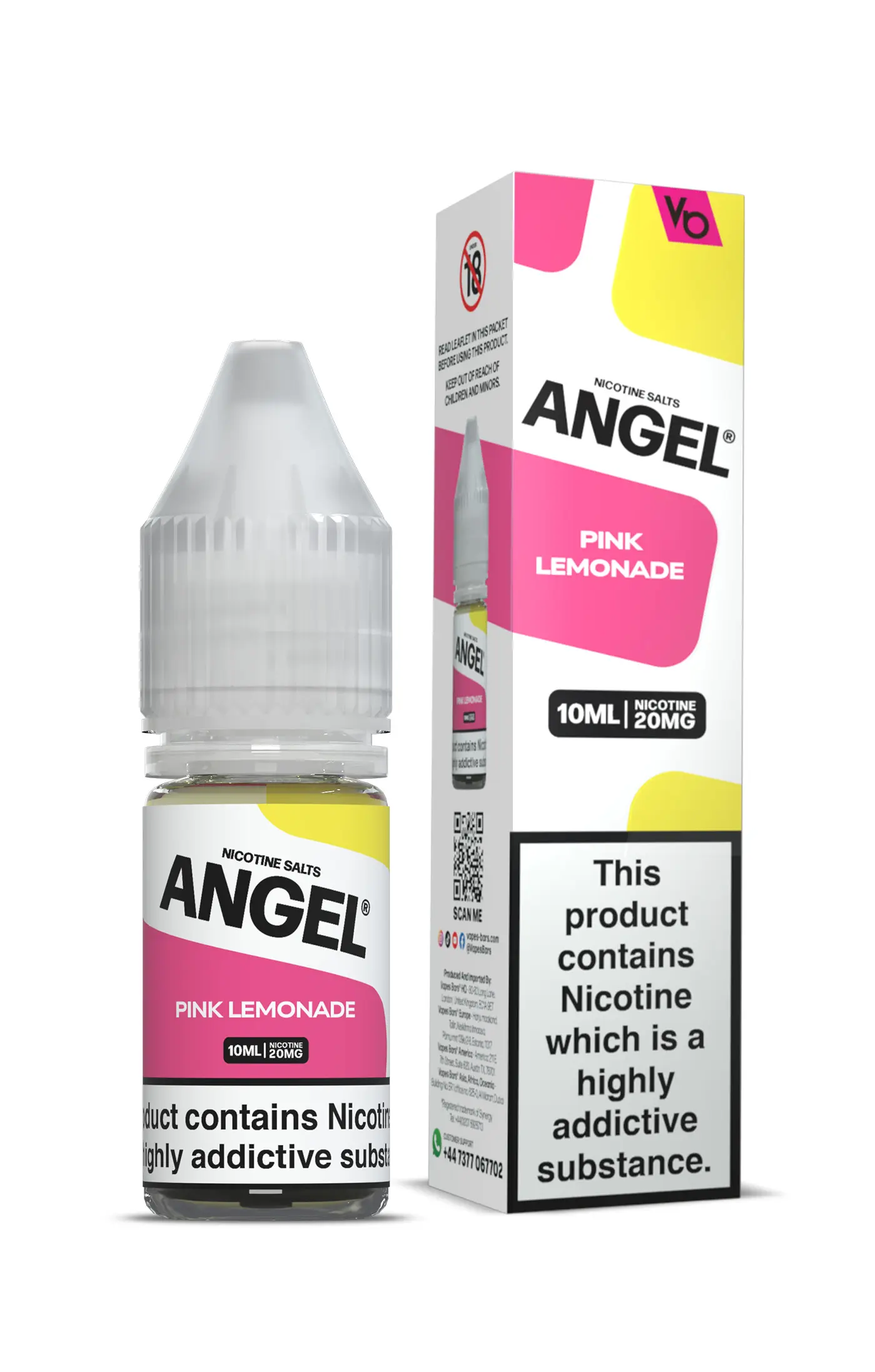 Pink Lemonade Nic Salt E-Liquid by Angel 10ml